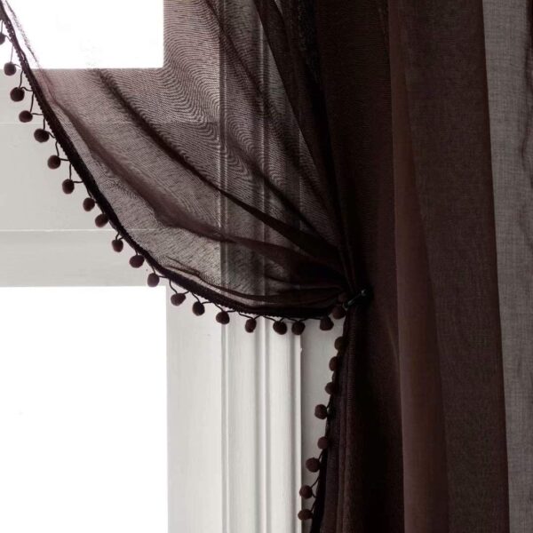 Grey Sheer Curtains for Living Room